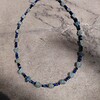 Ocean: ketting met ruwe Aquamarijn en Lapis Lazuli