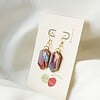 Oorbellen | Ocean Ruby Hex
