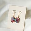 Oorbellen | Ocean Ruby Hex