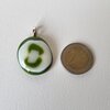 RVS ketting met uniek "Bos Knuffel" glas hanger