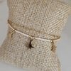 RVS Vergulde Dubbele Armband met Sterretjes