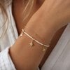 RVS Vergulde Dubbele Armband met Sterretjes