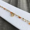 RVS vergulde armband met Jadeiet – 16K goud