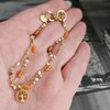 RVS vergulde armband met Jadeiet – 16K goud