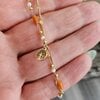 RVS vergulde armband met Jadeiet – 16K goud