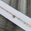 RVS vergulde armband met Jadeiet – 16K goud