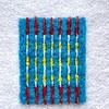 Swimming pool - unieke handgemaakte wanddecoratie van wol