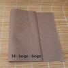 Viltset bruintinten, set van 8 lapjes wollen vilt