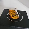 Zilveren ring met Baltische Amber – 925 zilver
