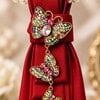 Aparte rode vlinder stropdas ketting dames – luxe accessoire met broche Eye catcher