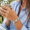 Aqua Glow handgemaakte armband