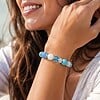 Aqua Glow handgemaakte armband