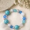 Aqua Glow handgemaakte armband