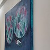 50x50 Canvas op hout 'Dromenvanger' origineel acryl/ecoline schilderij