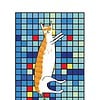 Cat poster: Original Digital Art (A3)