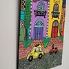 Canvas 'Ergens in Rome' origineel acryl schilderij 21x15