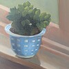 Flower by the window