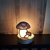 Glas in lood paddenstoelen waxinelichtjes houder