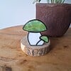 Glas in lood paddenstoelen waxinelichtjes houder