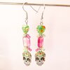 Halloween oorbellen met doodshoofdjes – vrolijke, unieke oorhangers