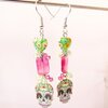 Halloween oorbellen met doodshoofdjes – vrolijke, unieke oorhangers
