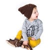 Handgemaakte babyschoentjes- leren slofjes- James Brown