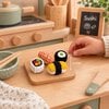 Handgemaakte gehaakte mini sushi – set van 4