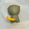 Handgemaakte hondenknuffel β vrolijke katoenen knuffel van 19 cm