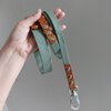 Handgemaakte Summit halsband en honden riem, luxe vetleer met Biothane