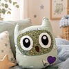 Handgemaakte uil knuffel