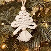 Kerstboom van macramé – handgemaakte kerstdecoratie