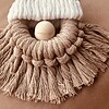 Kerstman met witte muts – handgemaakte kerstdecoratie