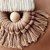 Kerstman met witte muts – handgemaakte kerstdecoratie