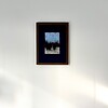 Landschap tussen berg en zee - wanddecoratie in wol