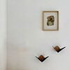 Mos goud - wanddecoratie in wol