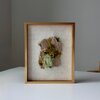 Mos goud - wanddecoratie in wol