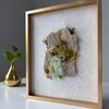 Mos goud - wanddecoratie in wol