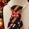 One of a kind handgemaakte stropdasketting butterfly| Statement tie necklace | Upcycled tie jewelry