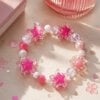 Pink Candy armband handgemaakt