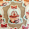 Strawberryhog sticker Transparant / Glanzend 6.1x8 cm
