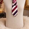 Unieke handgemaakte stropdasketting paars/lila| Statement tie necklace | Upcycled tie jewelry