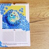 Verjaardags kalender bloemen egels A4