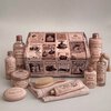 Vintage sieradendoos met oude advertenties