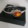 Zilveren 925 armband met Baltische Amber – uniek sieraad uit Polen