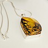 ✨ Zilveren 925 Ketting met Baltische Amber – Uniek Sieraad