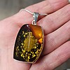 ✨ Zilveren 925 Ketting met Baltische Amber – Uniek Sieraad