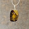 ✨ Zilveren 925 Ketting met Baltische Amber – Uniek Sieraad
