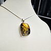 ✨ Zilveren 925 Ketting met Baltische Amber – Uniek Sieraad