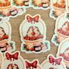 3x stickers voor 8,-