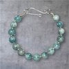 Amazoniet gewikkelde armband
